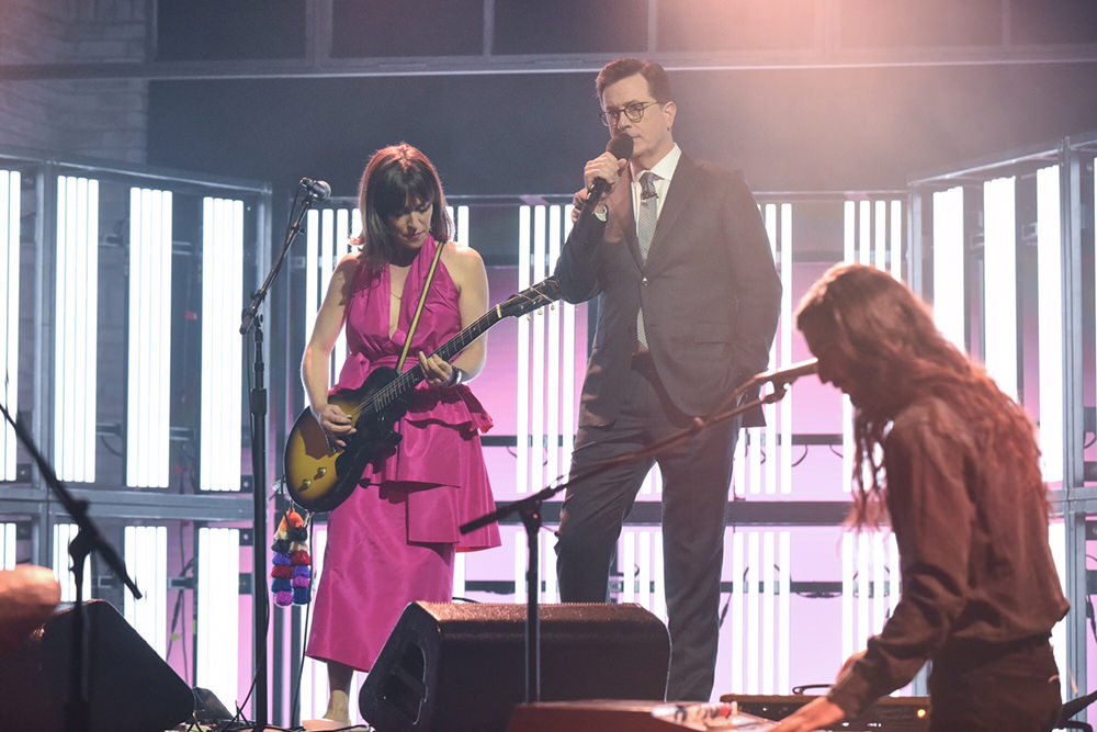 Feist performing 'Century' on Colbert, June 6, 2017